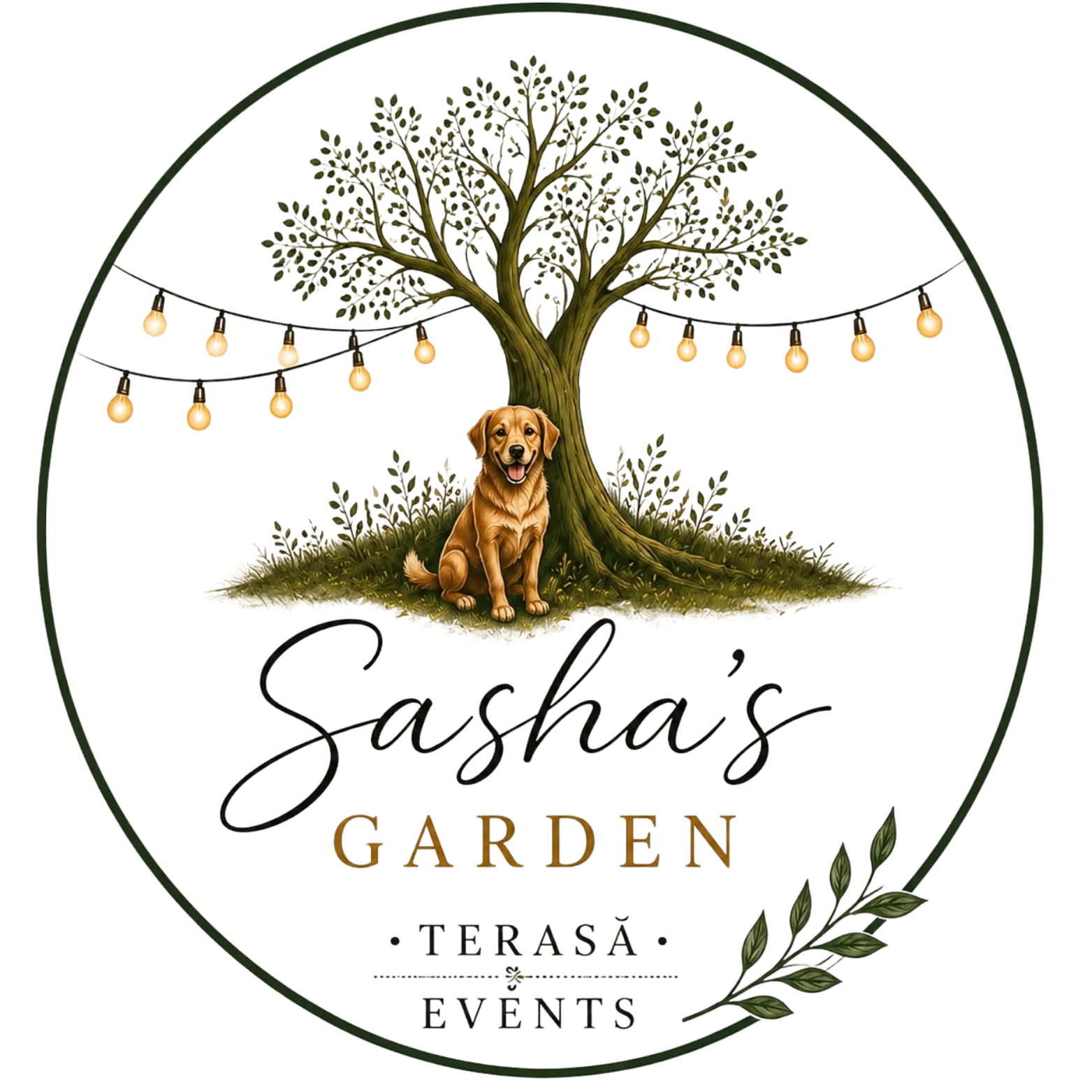 Logo Sasha's Garden Terasă Events